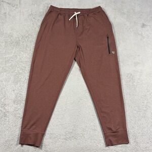 Vuori Sunday Performance Jogger Pants Mens XL Brown V416